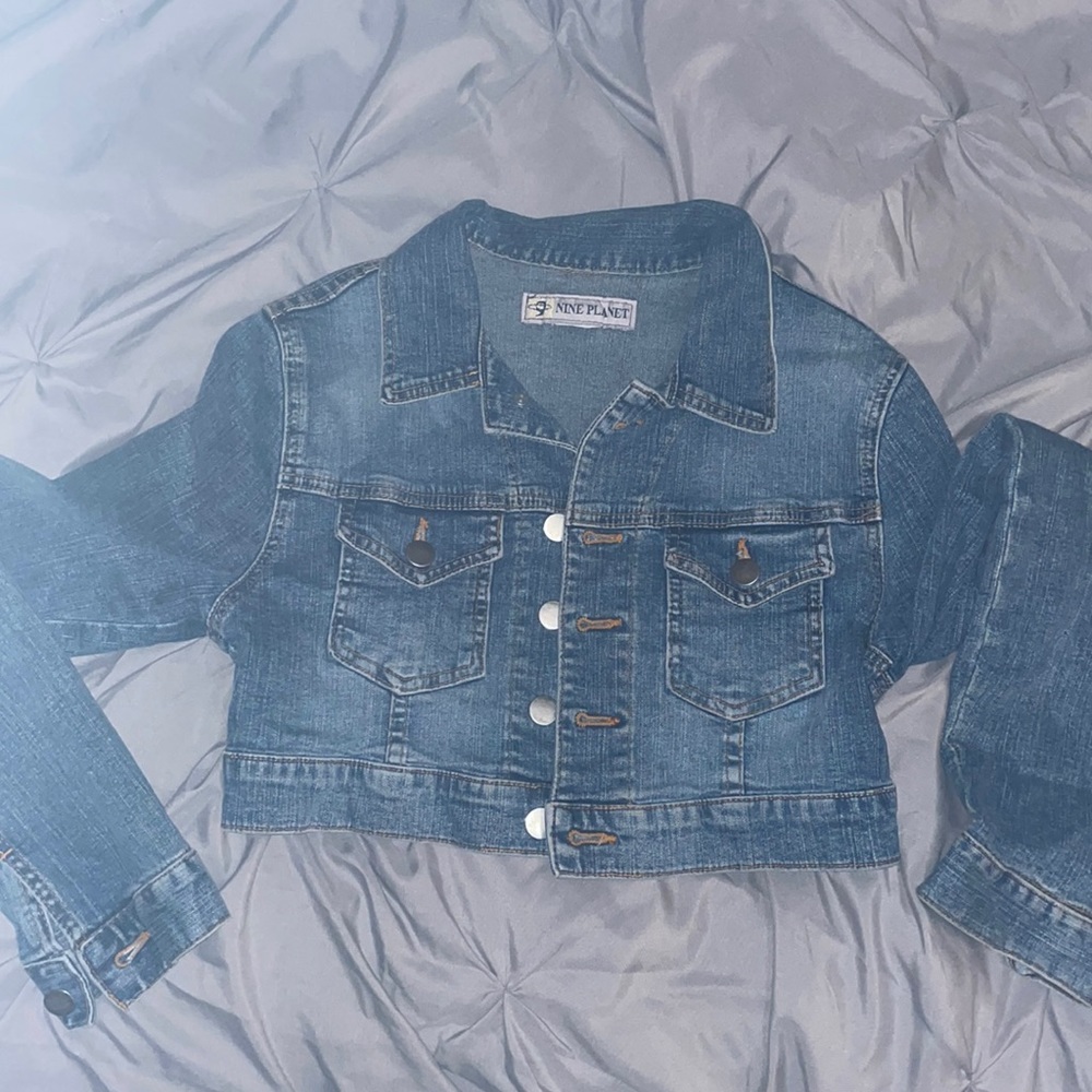 Cropped Jean Jacket.